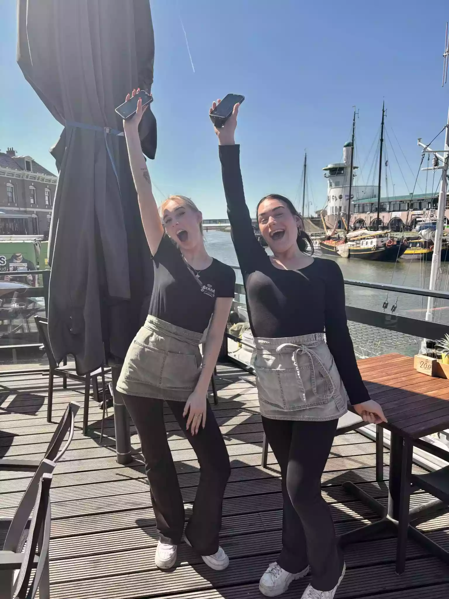 Hotel Restaurant Zeezicht terras