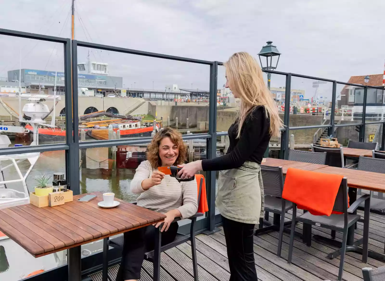 Tap to pay op het terras